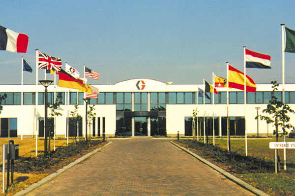 The Graco Belgium office, circa 1990