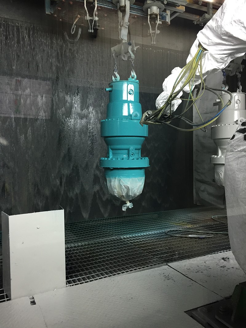 robotic paint spray booths